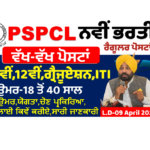 PSPCL New Recruitment 2024-Apply for Electrician Grade,Junior Plant Attendant & Law Officer