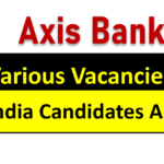Axis Bank Various Recruitment 2024-Apply Online